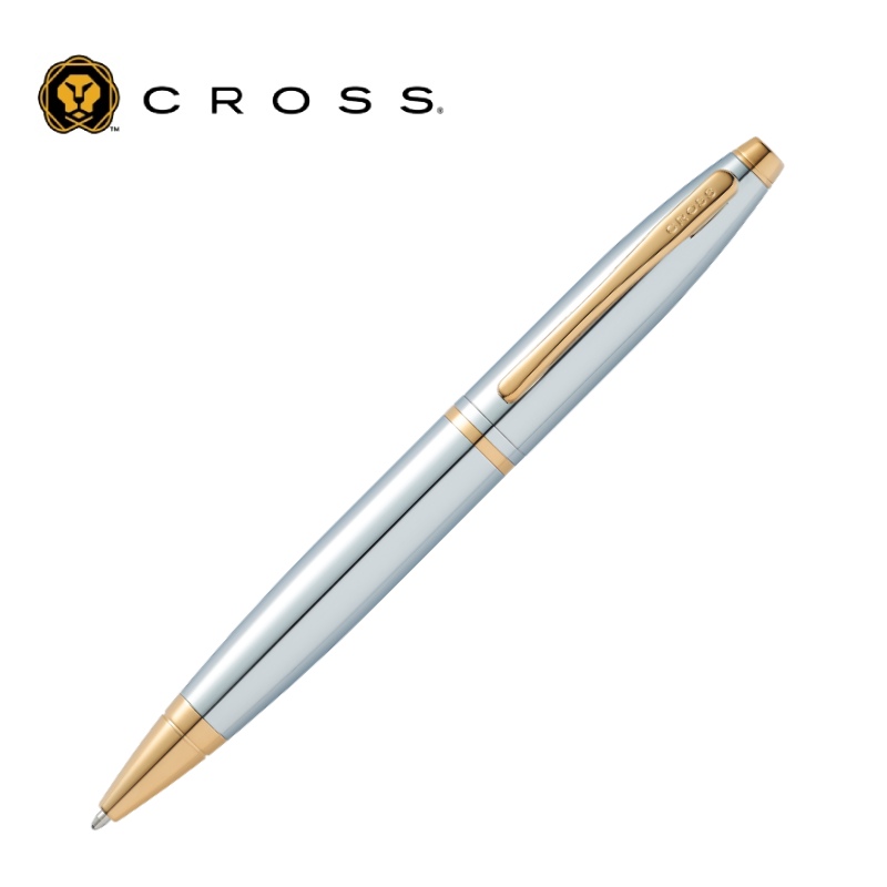 【免費刻字】CROSS 凱樂系列 金鉻原子筆  CAT0112-15✿50B003